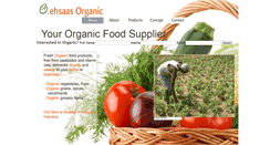 Desktop Screenshot of ehsaasorganic.com